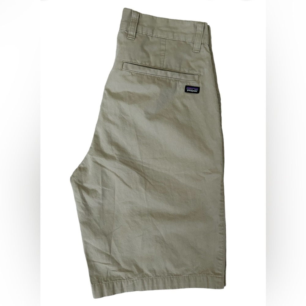 Patagonia Organic Cotton All-Wear Chino Shorts Flat Front Tan Beige Men’s 28